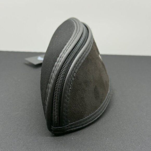 New Emporio Armani Eyeglasses Sunglasses Soft Case Black Zipper w/ Cloth - Picture 4 of 7